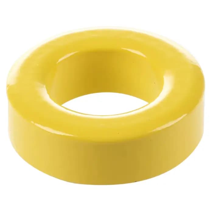 Anneaux de ferrite à noyau de fer jaune et blanc, toroïde, 33mm x 19mm x 11mm, 2 pièces