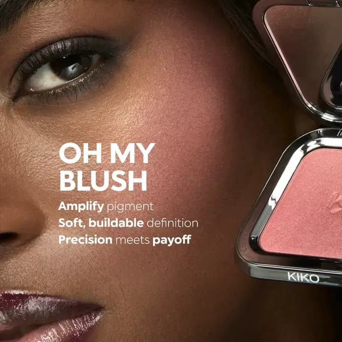 KIKO Unlimited Blush, poudre rouge longue tenue