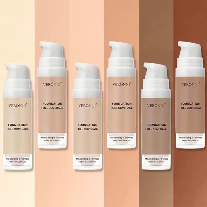 Fond de Teint Couvrant - Maquillage Liquide Modulable à Couvrance Totale pour Mélange Personnalisé
