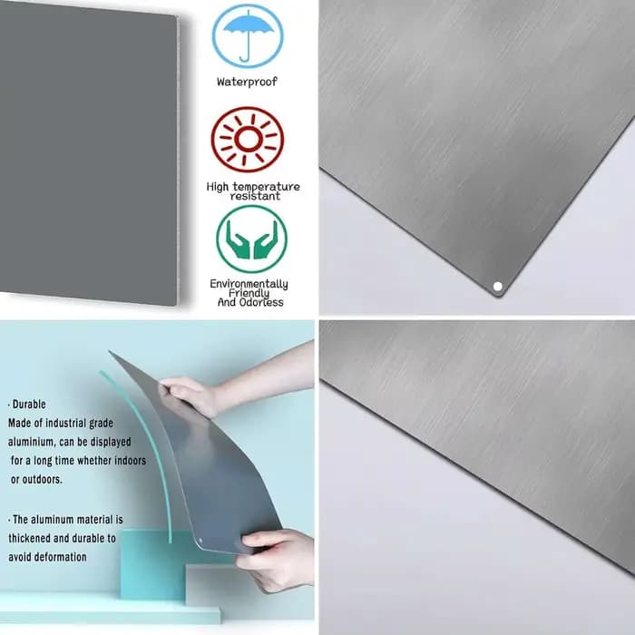 Panneau d'alarme instantané-décor mural en fer, rouge avec icône blanche, visuel Anti-invasion, Anti-suppresseur, Protection 24/7, parfait