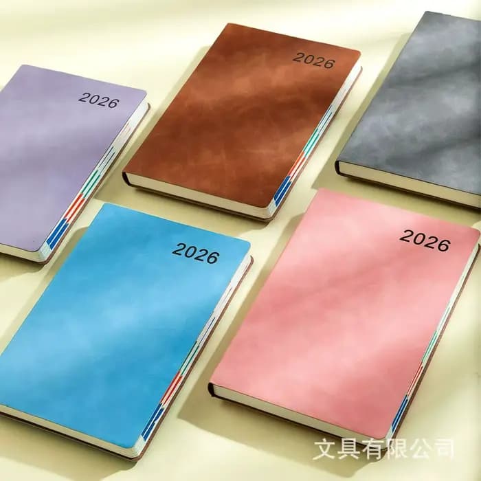 Livre de planification 2026, planificateur de calendrier d'autodiscipline, aménagement paysages de planificateur hebdomadaire et mensuel, organisateur quotidien de 360 pages, carnet portable