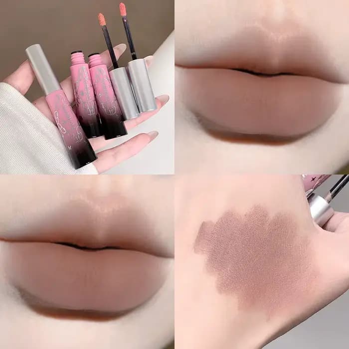 Gloss à lèvres gris-brun