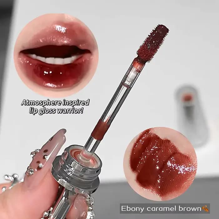 Gloss à lèvres hydratant effet miroir transparent