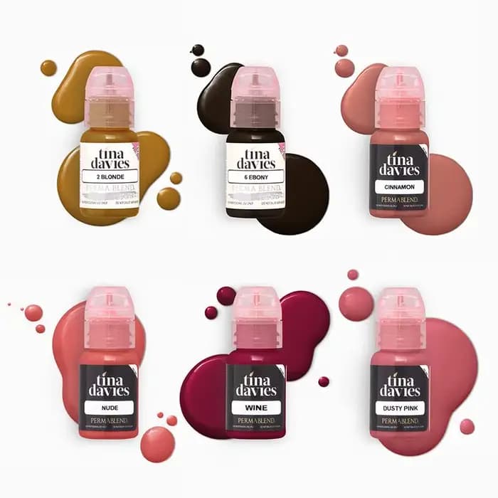 Encre de maquillage permanente pour sourcils et lèvres