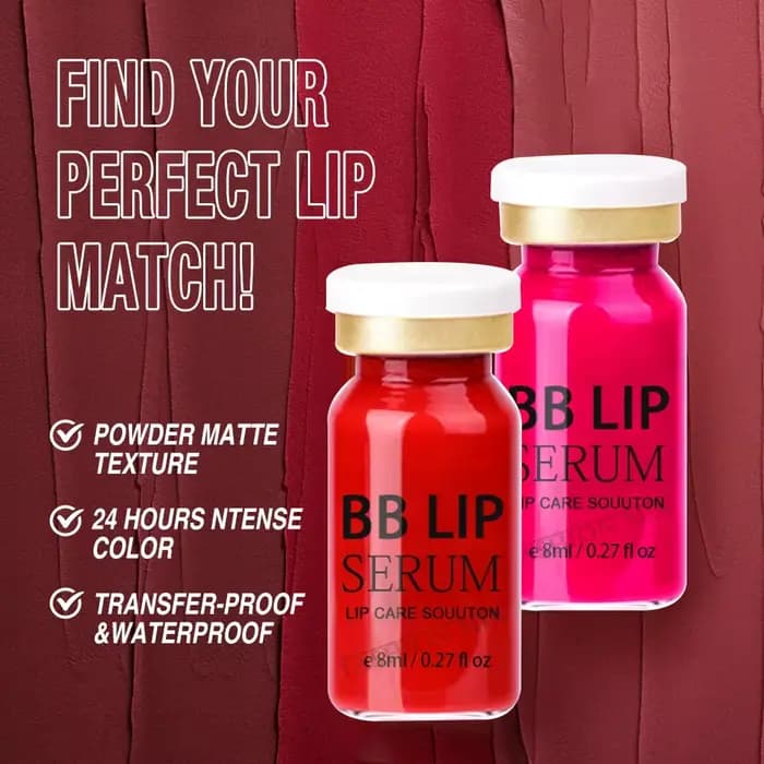 Kit de démarrage crème sérum BB pour les lèvres 8ml Corée – Gloss pigmenté longue tenue hydratant pour le soin