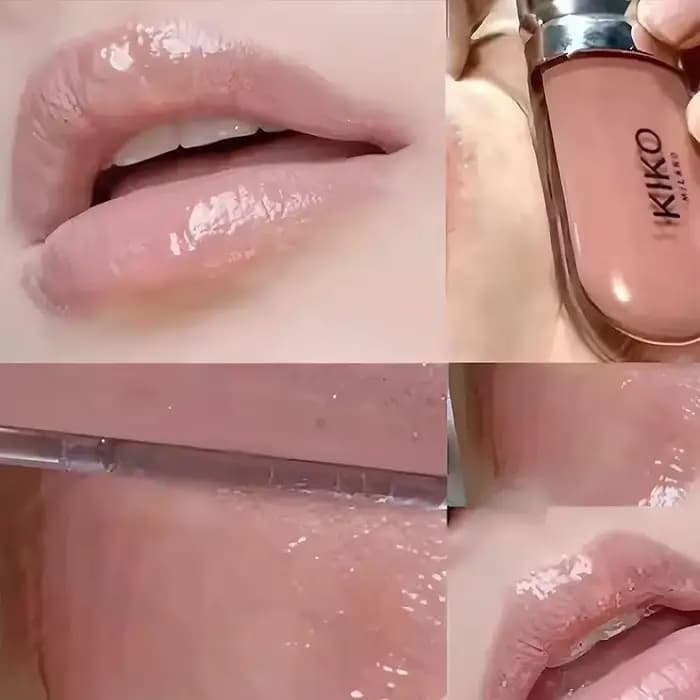 Kiko 3D Hydra Lip Gloss Non-fading Waterproof Blusher Moisturizing Shimmer Makeup Lip