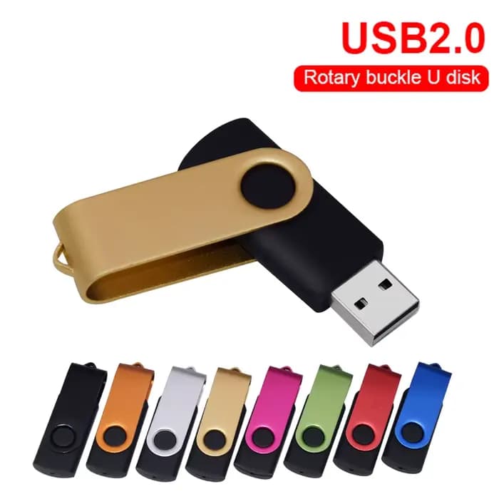 Clé USB 2.0 rotative tendance, 128 Go, 64 Go, 32 Go, 16 Go, 8 Go, colorée, haute vitesse, étanche, clé mémoire, PenDrive