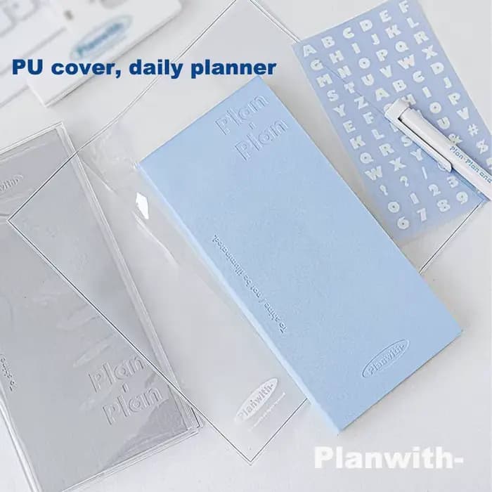 Planwith To Do List Bloc-notes sans daté pour planificateur quotidien, bloc-notes pour organisateur de liste de contrôle des tâches pour le travail et l'étude avec autocollants ABC