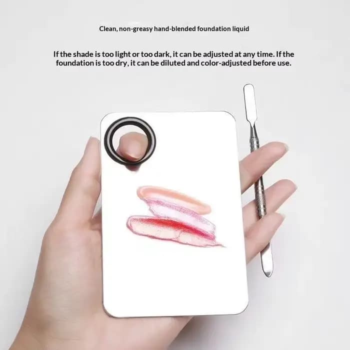 Palette de maquillage pour l'application de fond de teint