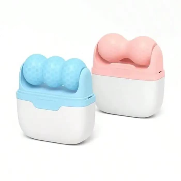 Rouleau de glace à double tête, appareil de rajeunissement de la peau du visage, masque de glace congelé pour usage domestique, soin liftant portable pour le visage