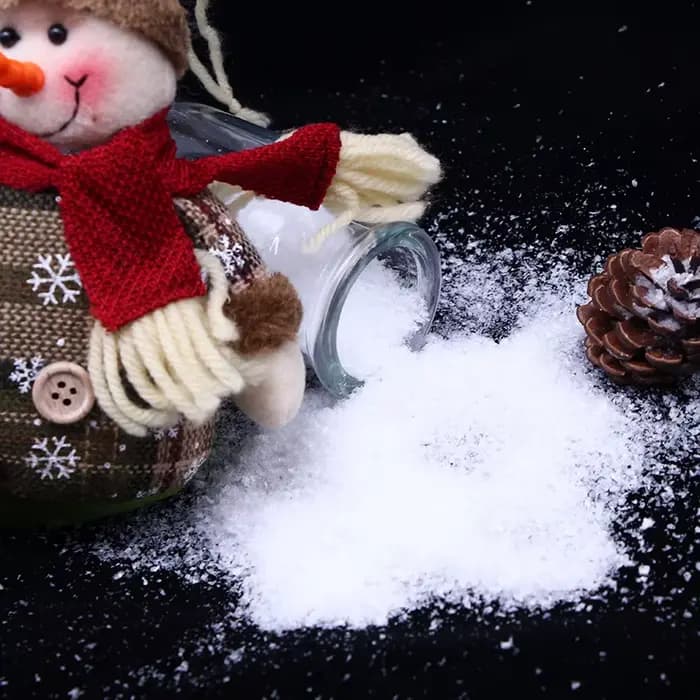 Fausse Neige Artificielle en PE pour Décoration de Sapin de Noël, 10/20/50/100g, Accessoire pour Fenêtre de Mariage