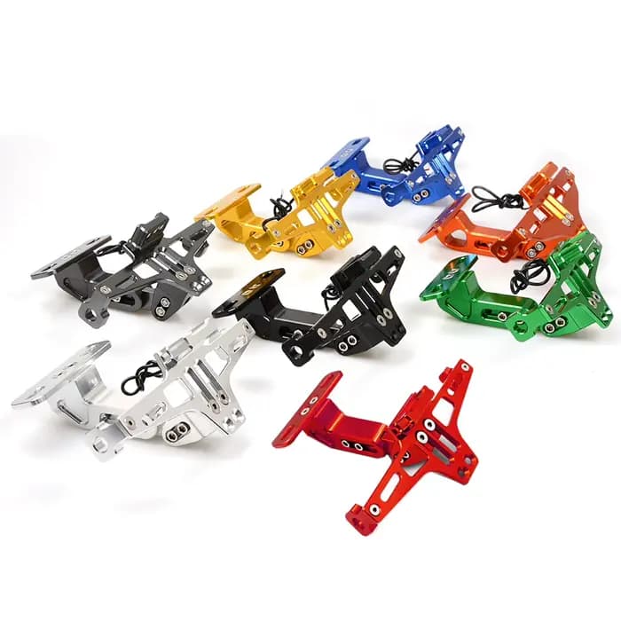 Support de permis de Moto, plaque de régénération arrière, support de cadre pour Amortisseur de Direction de Moto 125 Voge Sr4 Max