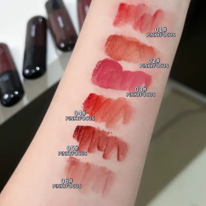 Vernis à lèvres miroir rouge marron