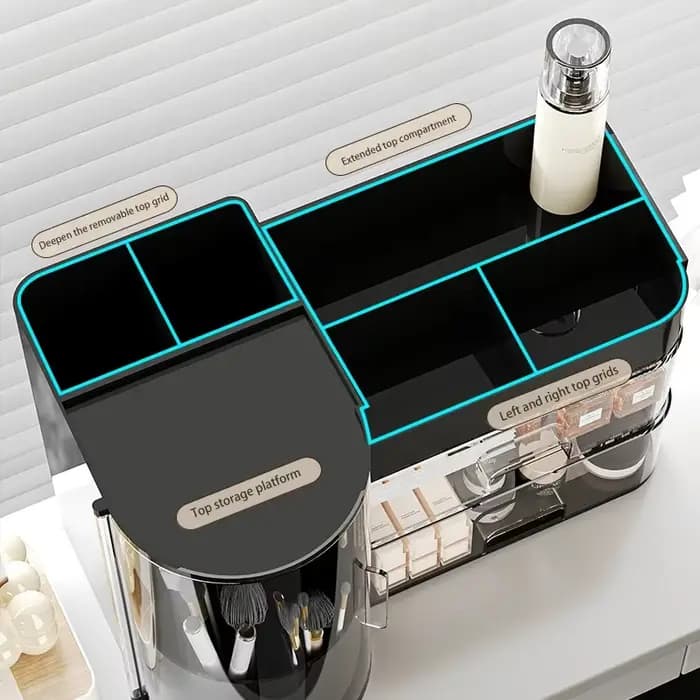 Boîte de rangement pour cosmétiques