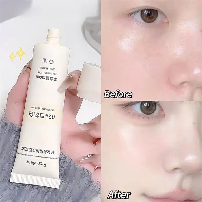 Fond de teint liquide hydratant blanc ivoire