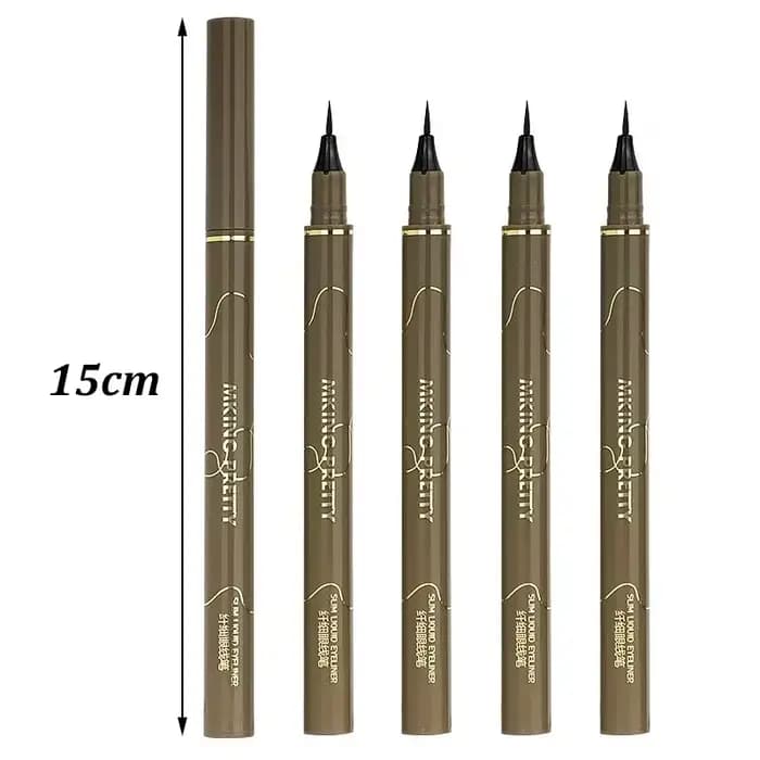 Stylo eye-liner ultra fin pour cils inférieurs, noir, marron, résistant à l'eau, durable, lisse, vers à soie, outils de maquillage pour les yeux
