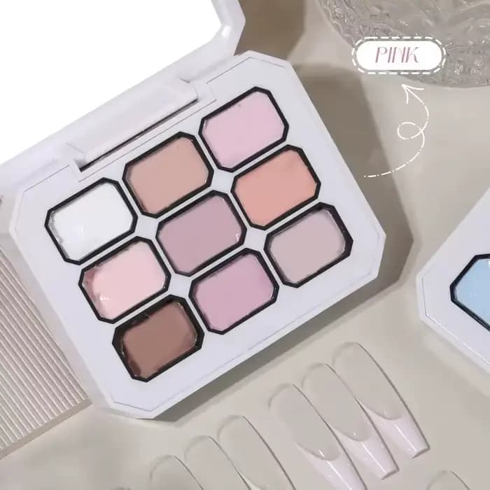 Vernis Gel Solide Dégradé Rose 9 Couleurs