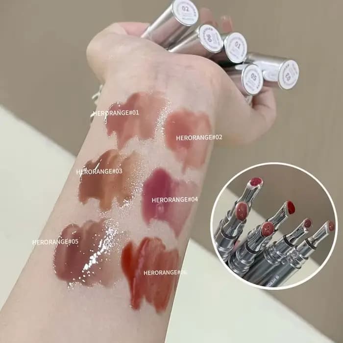 Gloss à lèvres effet miroir HERORANGE
