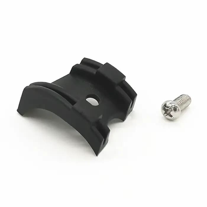 Guide de câble en plastique pour cadre de vélo de route avec vis noire, accessoires de cyclisme, 40mm x 30mm