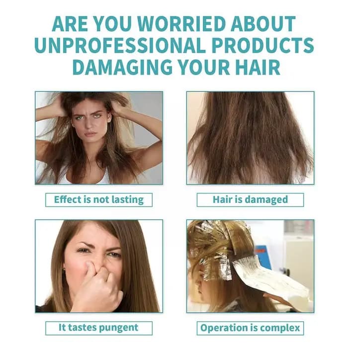 TRSTAY – crème correctrice de protéines pour lisser les cheveux, améliore la sécheresse, les éruptions cutanées, la brûlure, produit de soins capillaires pour toutes les textures capillaires