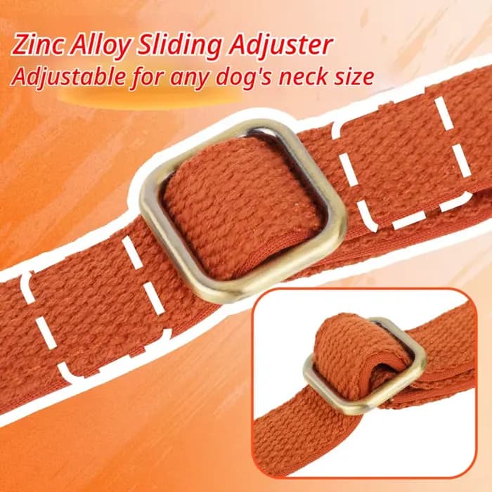 Collier pour animaux de compagnie rouge avec boucle en alliage, doublure confortable en matériau de plongée, sangle tissée durable, ne laisse aucune trace sur la fourrure, pour chiens de petite à moye