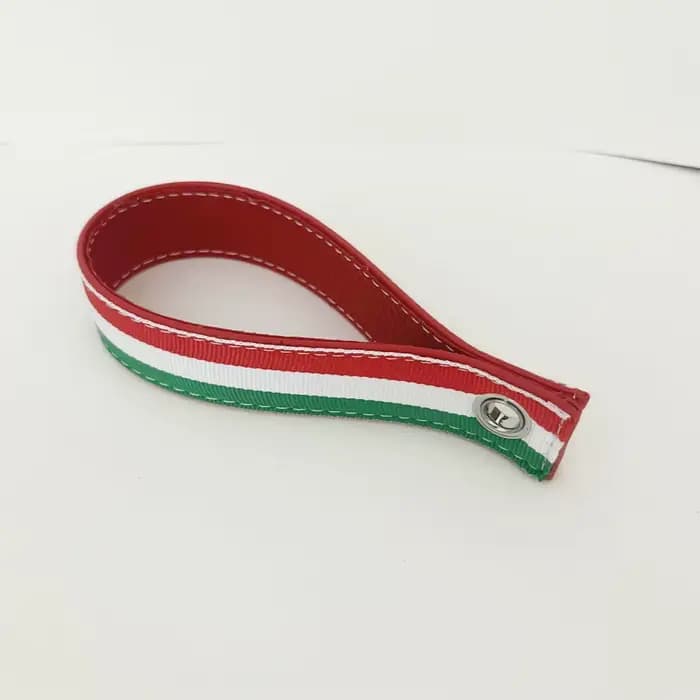 Sangle de hayon en cuir pour style de voiture, couleur rouge, lettrage adapté pour voiture de sport 500 595