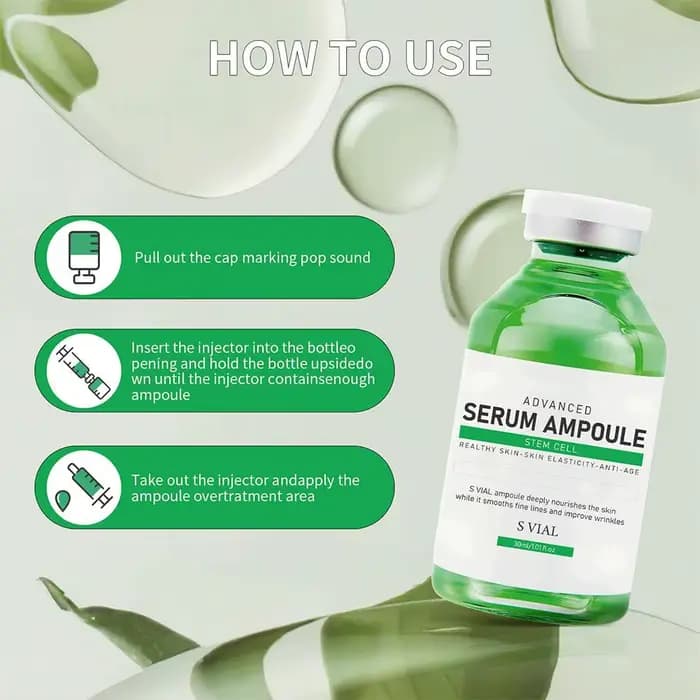 Sérum facial PDRN à l'ADN de saumon