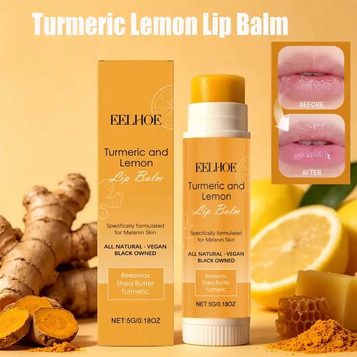 Baume à lèvres au curcuma et au citron