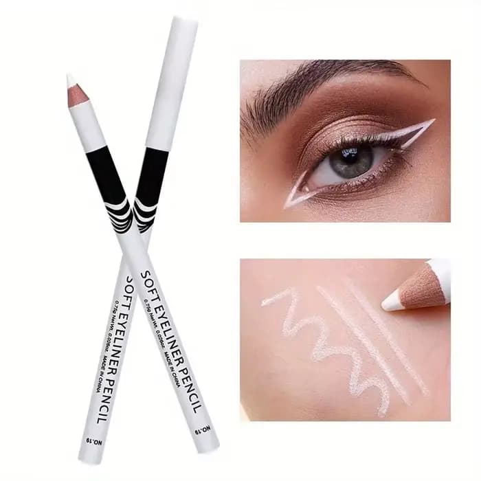 Crayon Eyeliner Blanc à vaccage Rapide