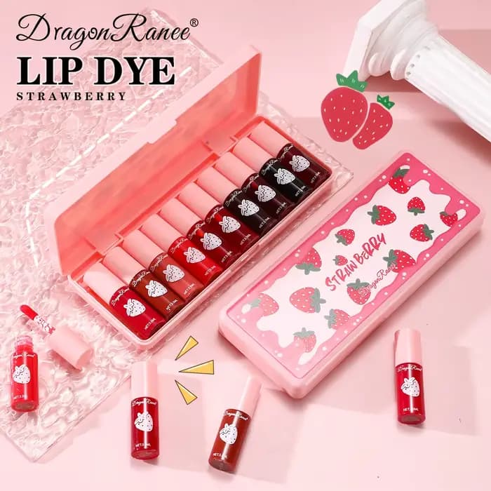 Paquet de 10 rouge à lèvres tache d'eau Lotion