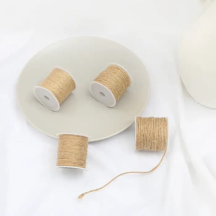 Cordon en jute naturel, ficelle de chanvre, corde de lin pour emballage de cadeaux de mariage, bricolage, scrapbooking, fleuristes, artisanat, décoration