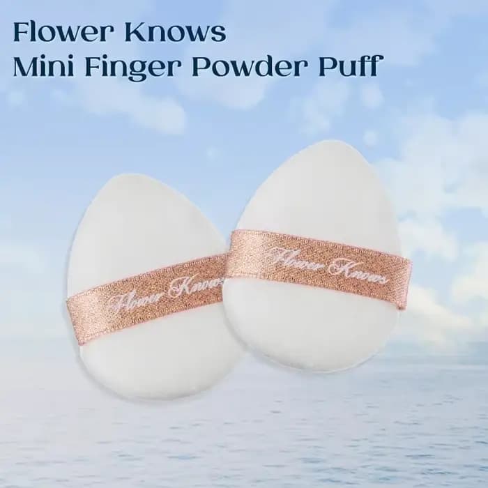 Flower Know Mini Houpette à Poudre 2 Pièces/Paquet