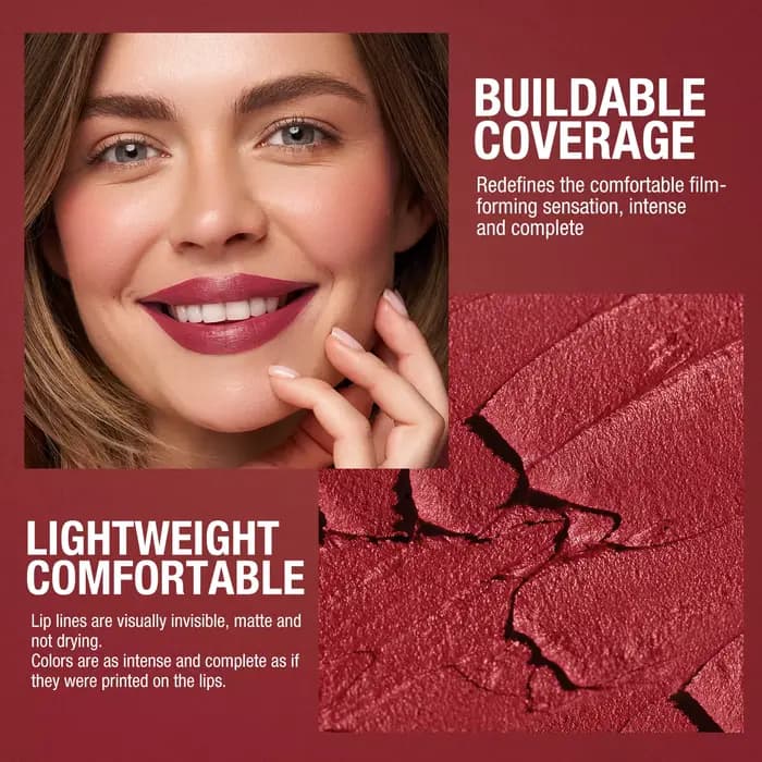 Rouge à lèvres mat lisse – Vernis à lèvres longue durée