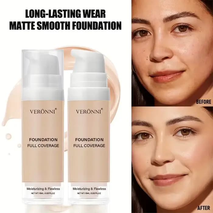 Fond de Teint Couvrant - Maquillage Liquide Modulable à Couvrance Totale pour Mélange Personnalisé