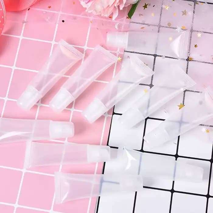 10 pièces 5/10/15ml cosmétique Tube souple rouge à lèvres brillant