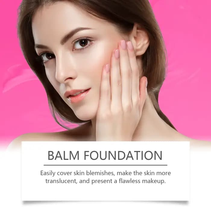 Zephoco baume fond de teint 4 couleurs longue durée contrôle de l'huile déjeunissant mat BB crème