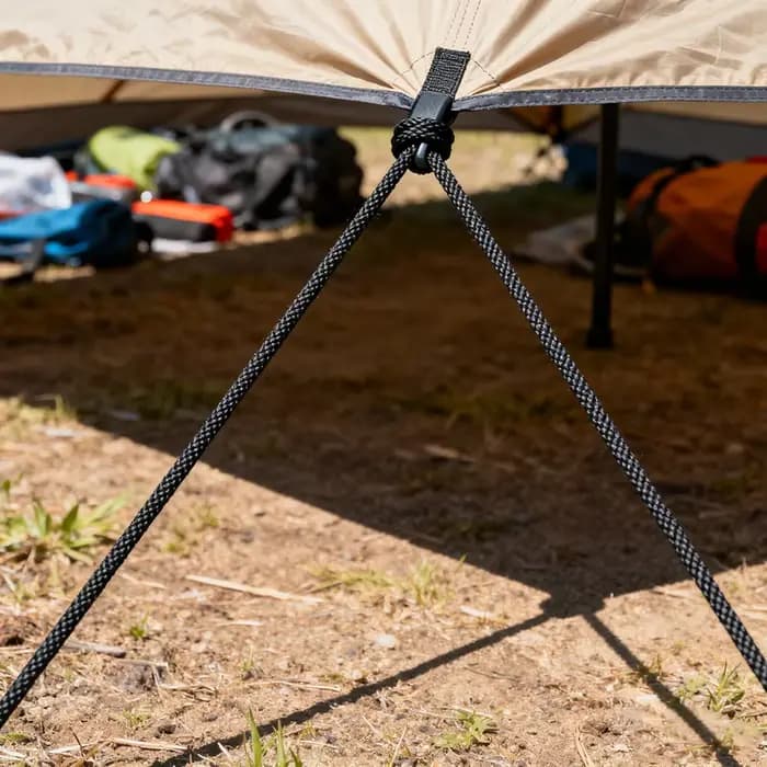 Corde domestique de 8 mm de large et de 10 m de long, solide à noyau unique, adaptée au camping et à la randonnée en plein air