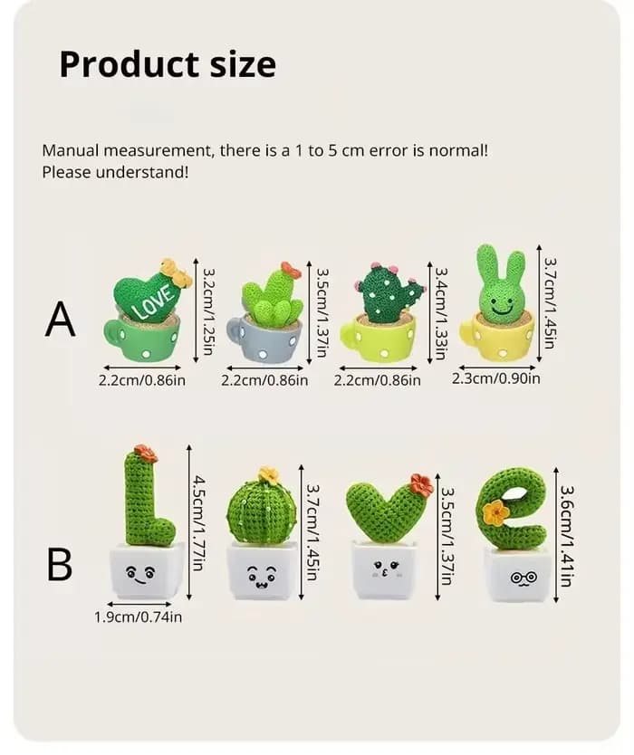 1 ensemble/4 pièces résine succulente Cactus Mini plante verte voiture bureau maison salon artisanat décoration de la maison fée jardin fée jardin