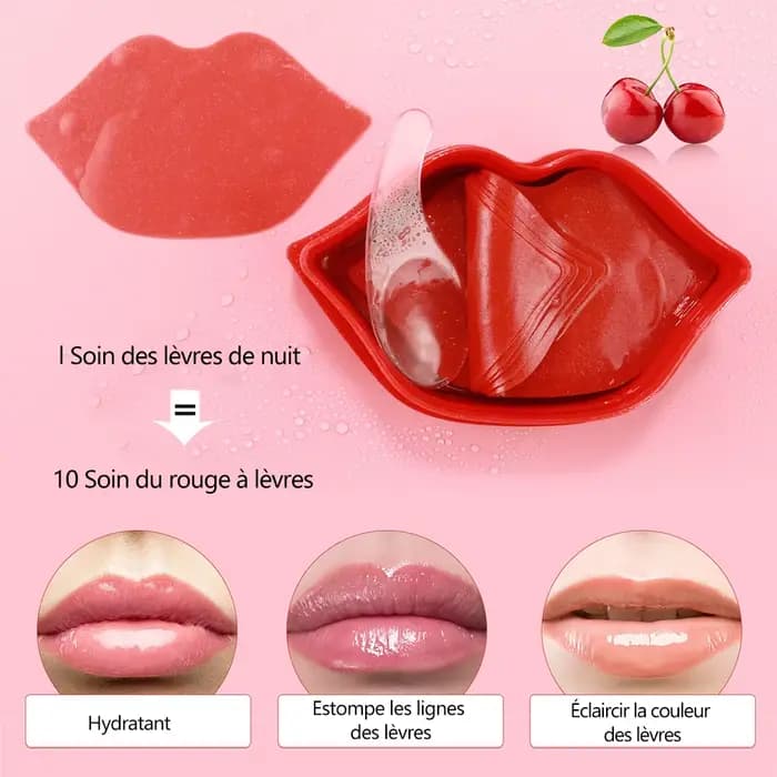 Masque pour les lèvres hydratant à la vitamine C aux fruits