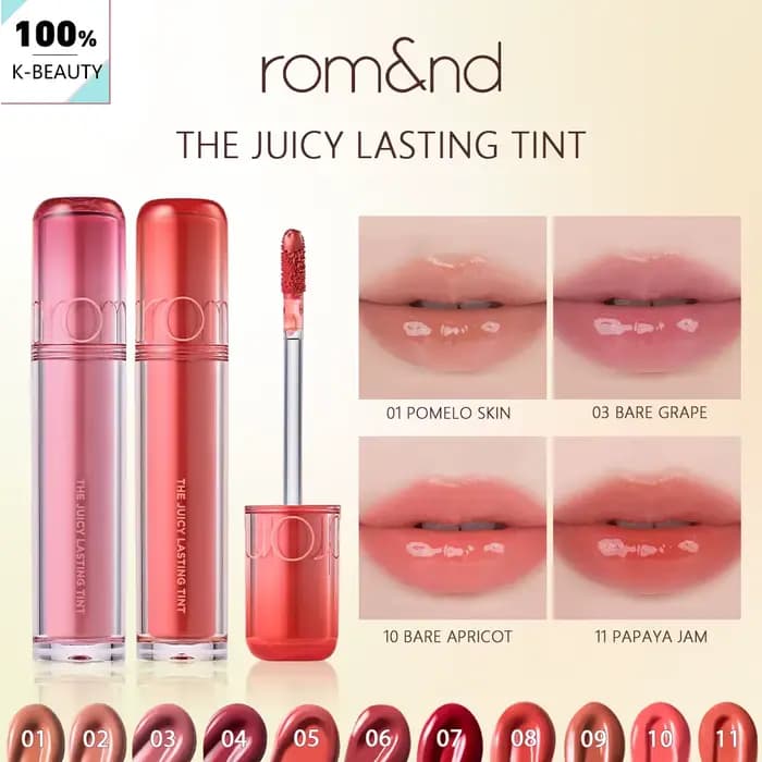 Rom&nd THE JUICY LASTING TINT-11 Teintes