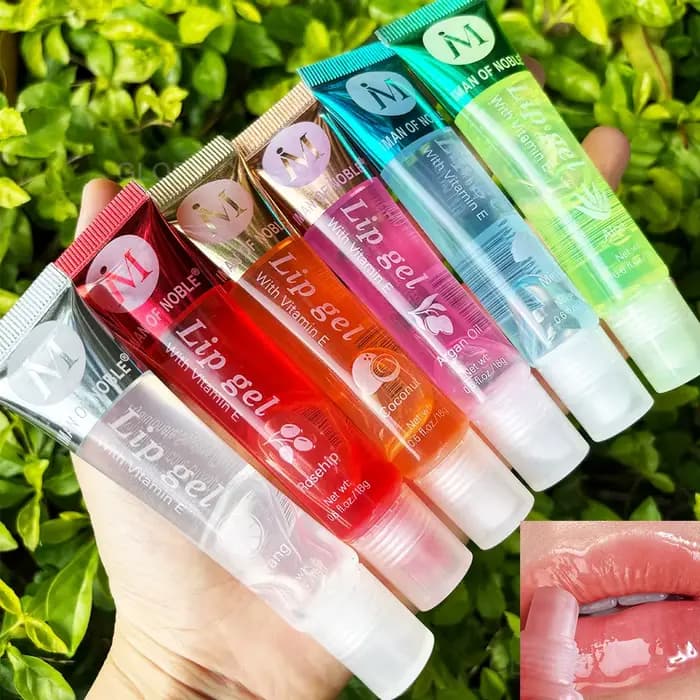 6 pièces saveur fruitée aqueux brillant à lèvres ensemble clair Gel