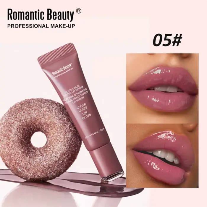 Gloss à lèvres nacré hydratant effet brillant
