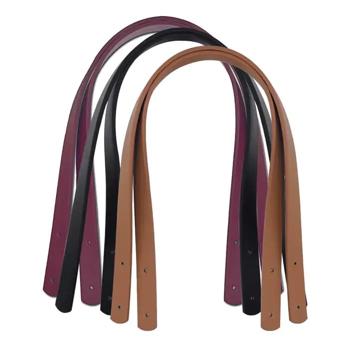 1 paire de poignées en cuir de 60cm, sacs à bandoulière durables, ceinture détachable, poignée à rivets pour femmes, bricolage, sangle de remplacement pour sac à main