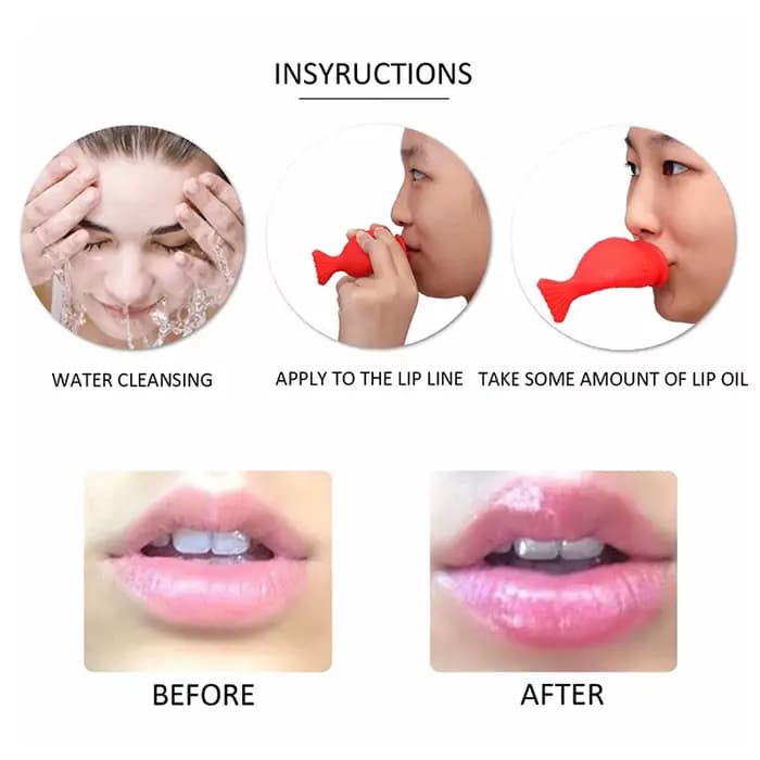Lèvres pulpeuses en silicone pour femmes