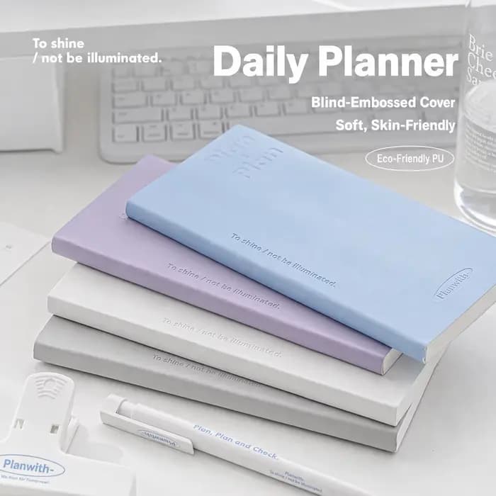 Carnet de planification souple en PU, journal de gestion du temps, agenda portable à ouverture à plat pour la planification quotidienne du travail