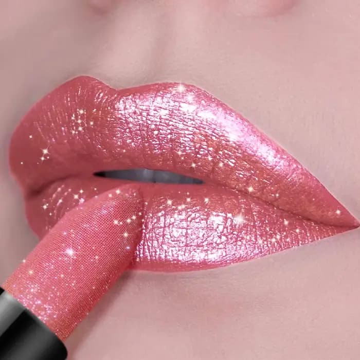 1 rouge à lèvres pailleté