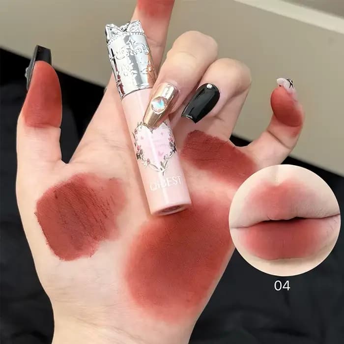 QIBEST Rouge à Lèvres Liquide Mat Hydratant