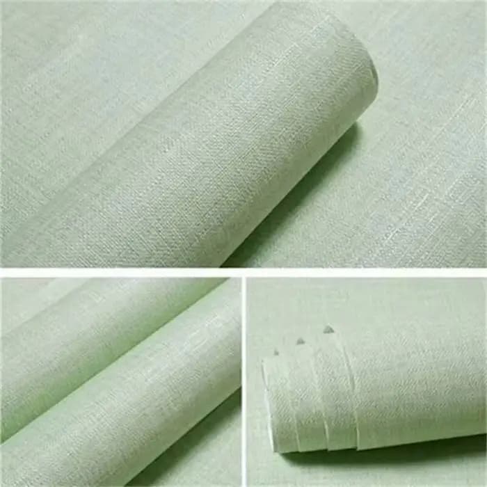 Papier peint auto-adhésif en lin PVC, pour armoires de cuisine, chambre à coucher, mur de salon, papier de Contact solide et étanche, décor de salle