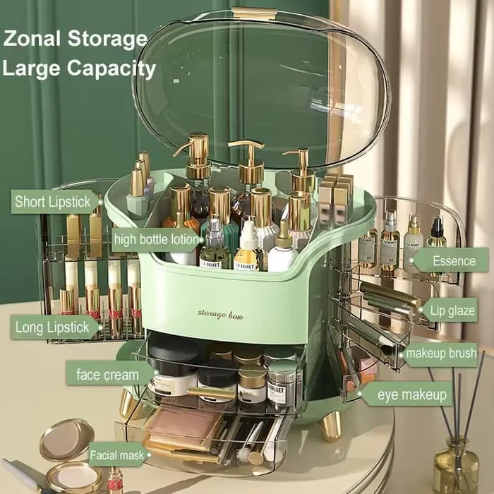 Boîte de rangement de cosmétiques