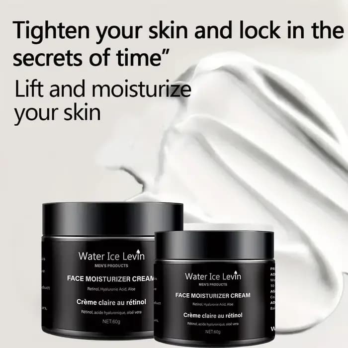 Crème hydratante pour le visage contenant des ingrédients naturels purs, hydrate et lisse efficacement la peau, s'absorbe facilement et n'est ni grasse ni collante, convient à tous les types de peau